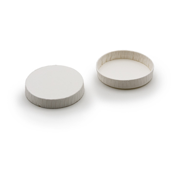 61787 100 pcs lid for cups diam. 65 mm   1,8 g C/PAP white